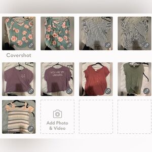 Bundle of 6 medium shirts